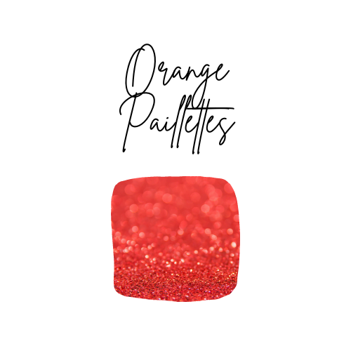 Orange Paillettes